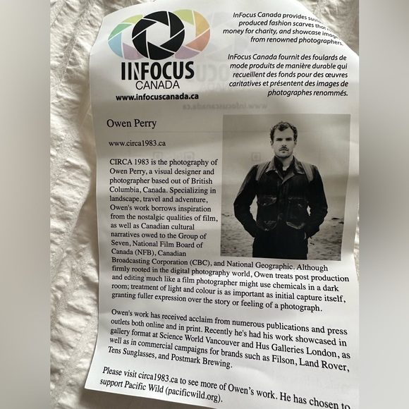 Beautiful Infocus Scarf - Picture 6 of 6